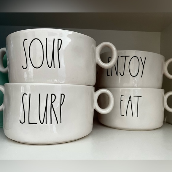 Rae Dunn soup bowls; exclusive from Magenta Inc. - Picture 1 of 1
